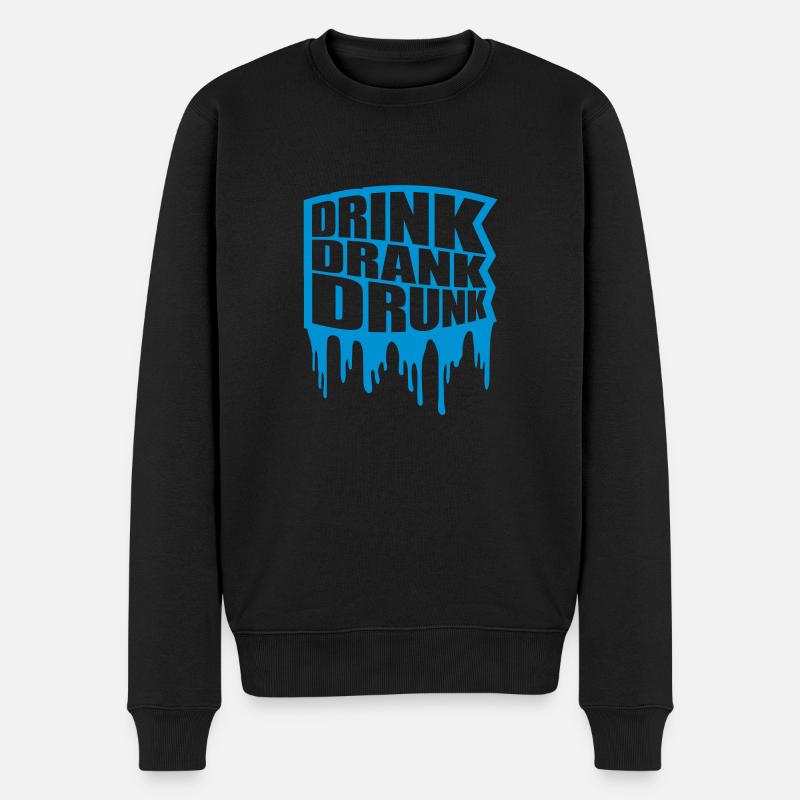 boire bu ivre citation - Pull Premium bio Homme - noir