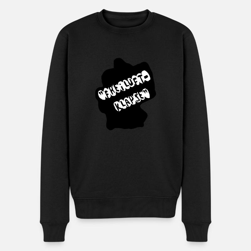 Freiluftklapse - Männer Premium Bio Pullover - Schwarz