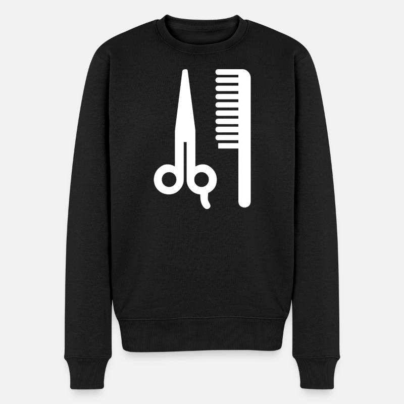 coiffeur - Pull Premium bio Homme - noir