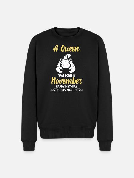 Zodiac sign Scorpio - Men's Premium Organic Jumper - black