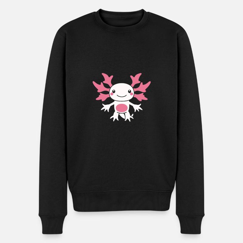 axolotl - Pull Premium bio Homme - noir