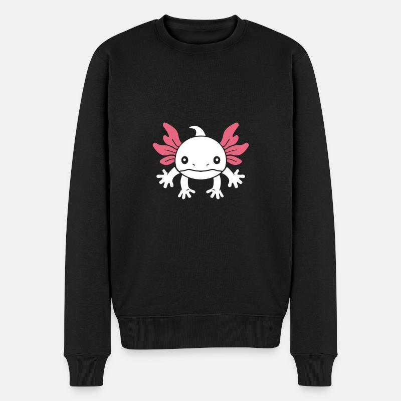 axolotl - Pull Premium bio Homme - noir