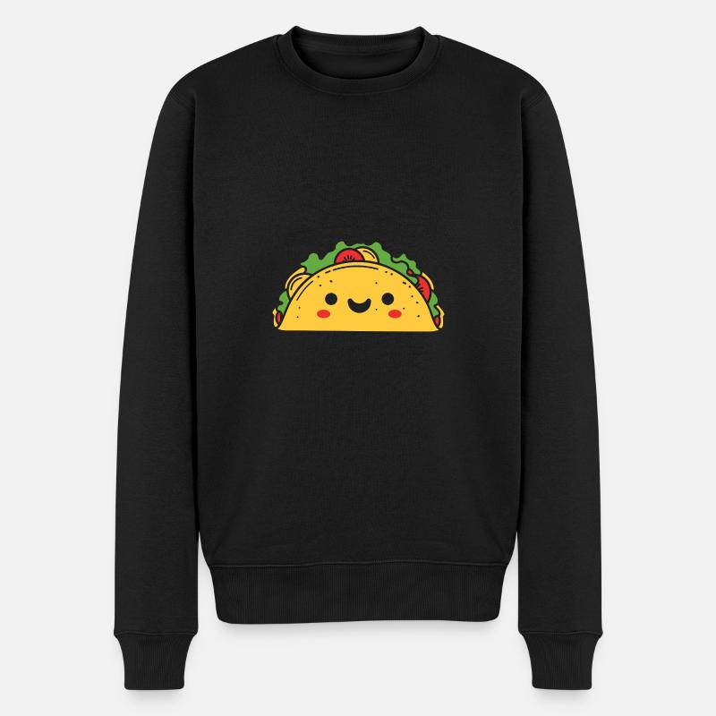 tacos - Pull Premium bio Homme - noir