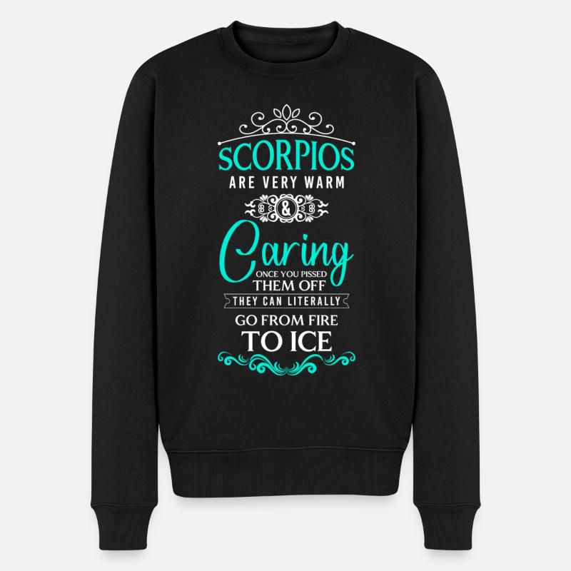 Horoscope Étoile - Pull Premium bio Homme - noir