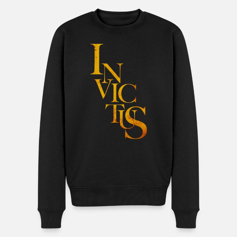 INVICTUS - Pull Premium bio Homme - noir