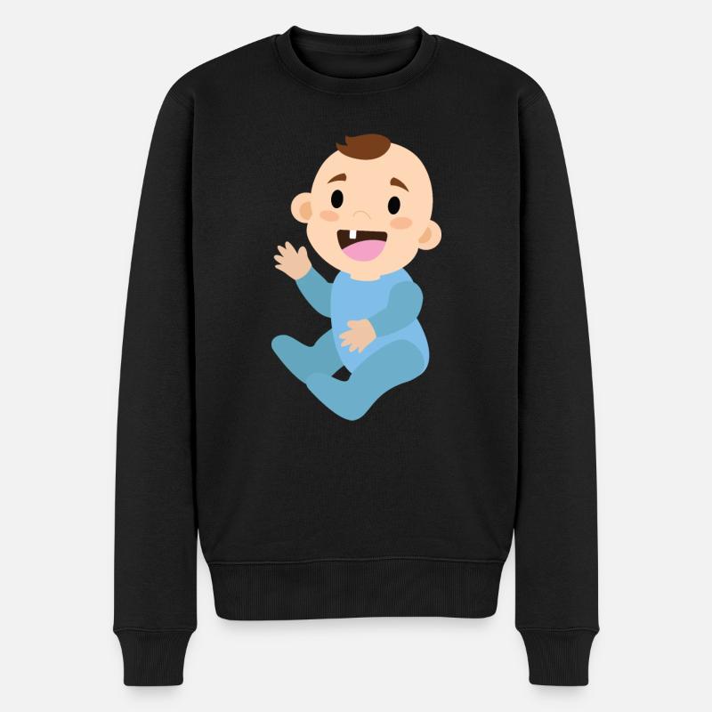 Bébé garçon - Pull Premium bio Homme - noir