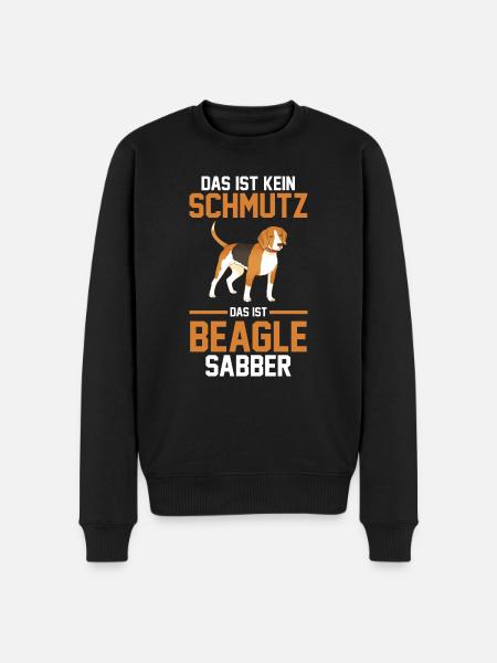 Hund Beagle - Männer Premium Bio Pullover - Schwarz