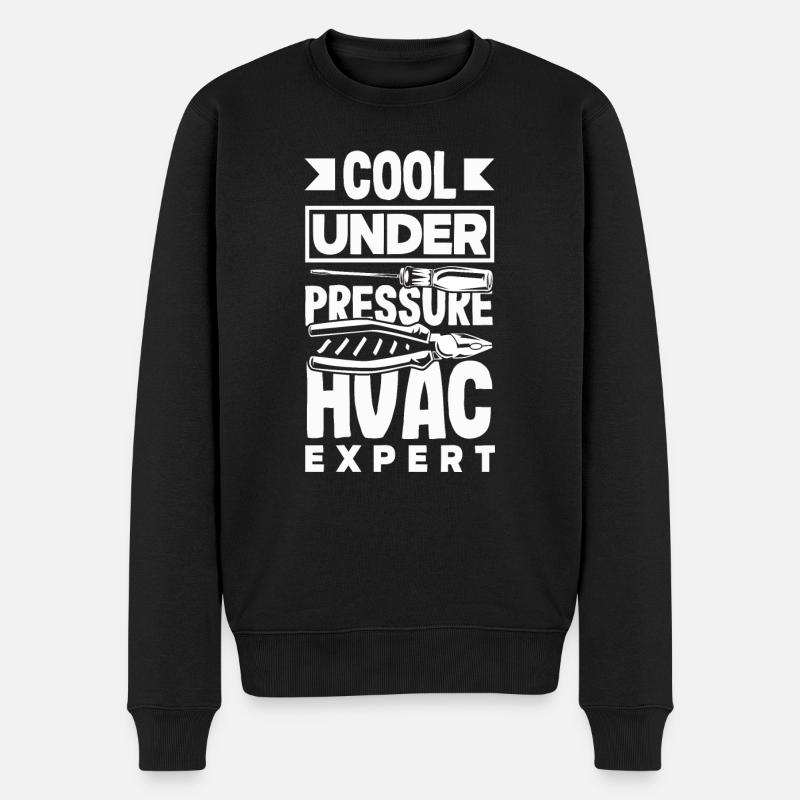 Technicien expert CVC - Pull Premium bio Homme - noir