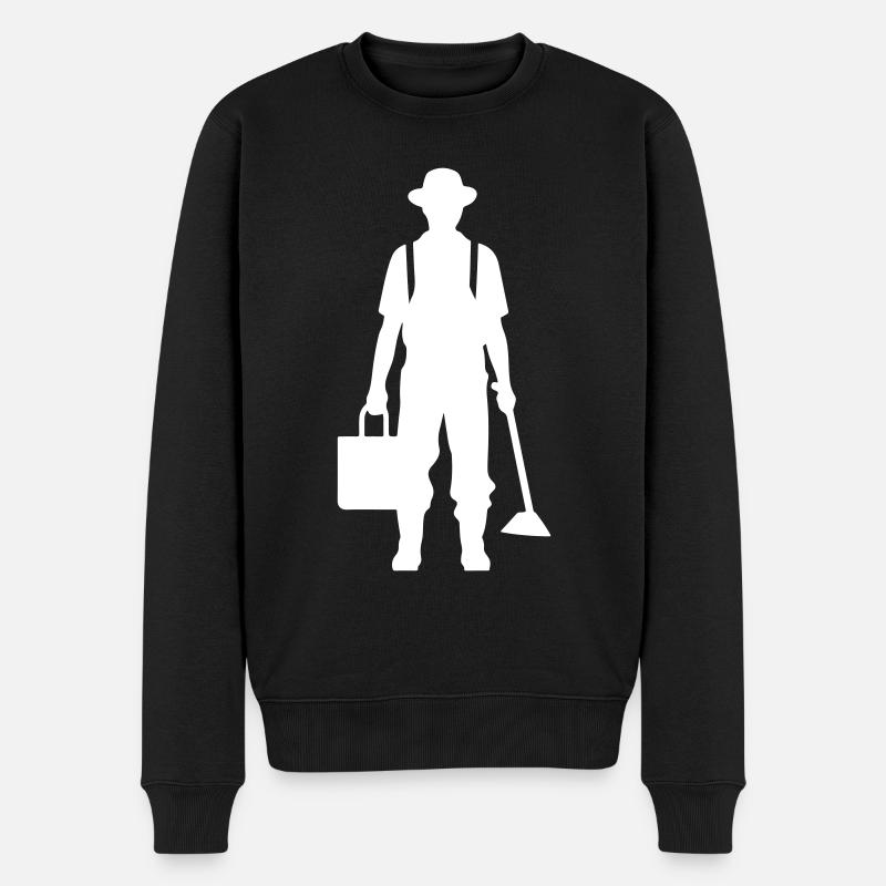 Farmer Bauer Silhouette - Pull Premium bio Homme - noir