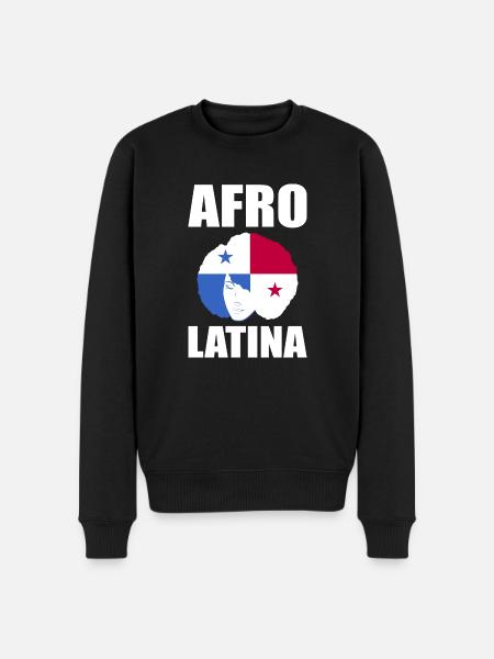 Afro Latina - Men's Premium Organic Jumper - black