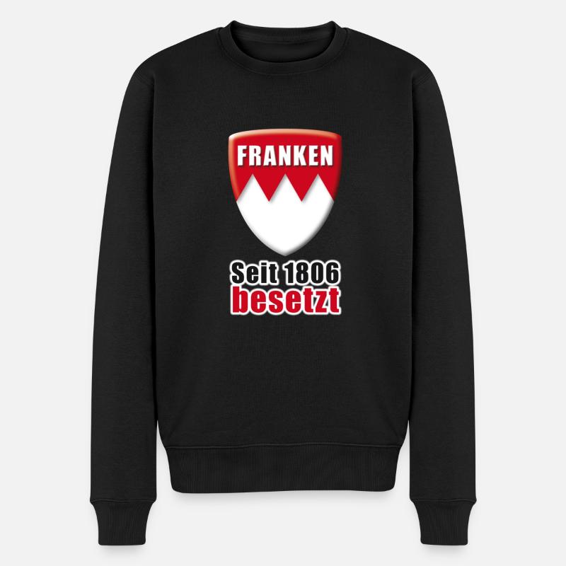 Franken - Seit 1806 besetzt! - Männer Premium Bio Pullover - Schwarz
