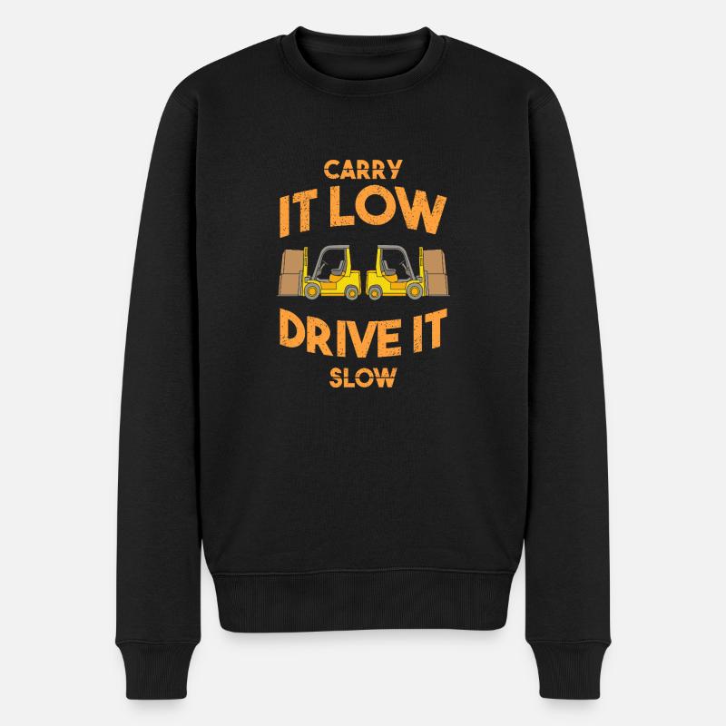 Conducteur de chariot élévateur - Pull Premium bio Homme - noir