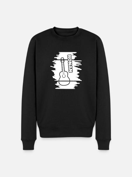 Ronan as Guitar - Men's Premium Organic Jumper - black