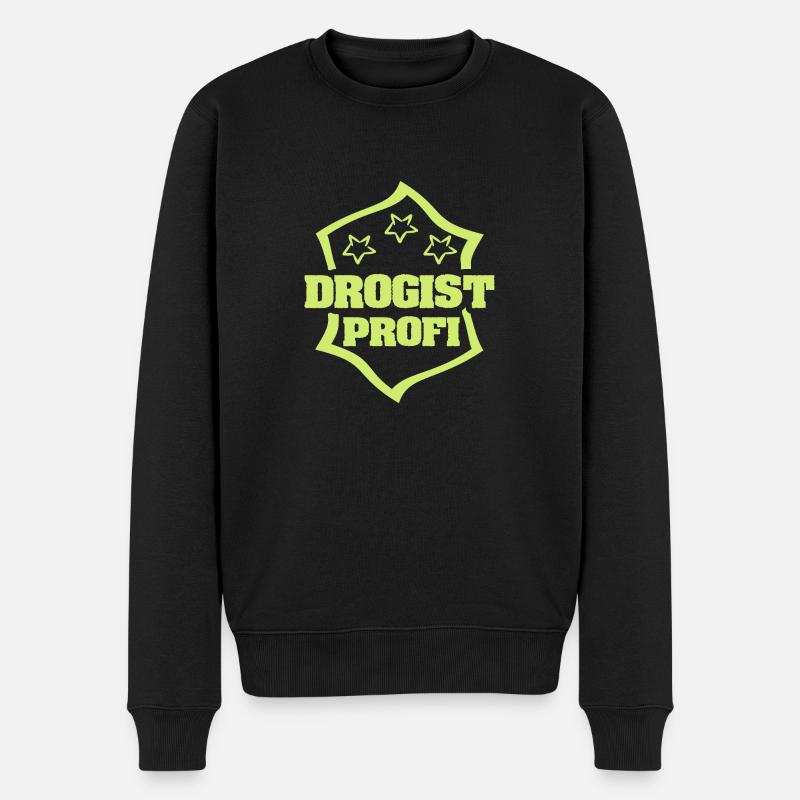 Beruf Drogist - Männer Premium Bio Pullover - Schwarz