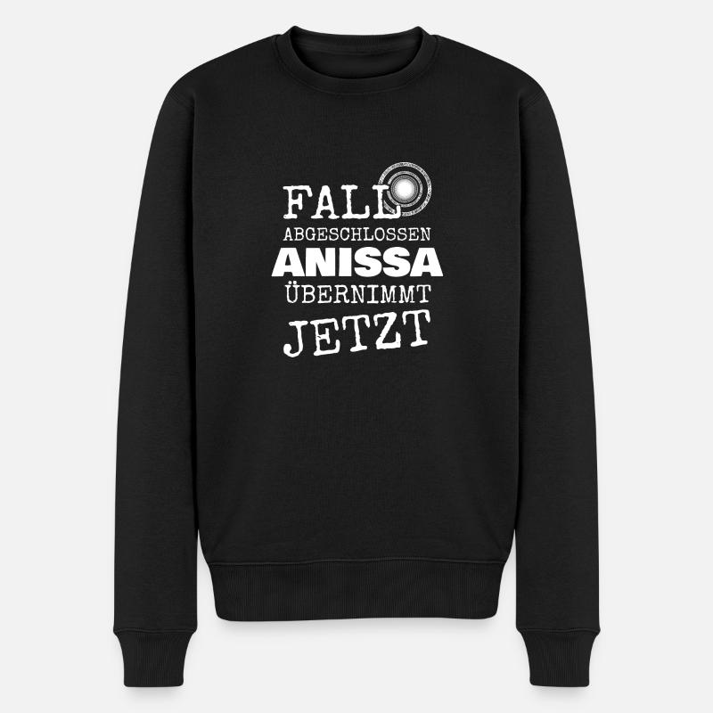 Anissa comme prénom - Pull Premium bio Homme - noir