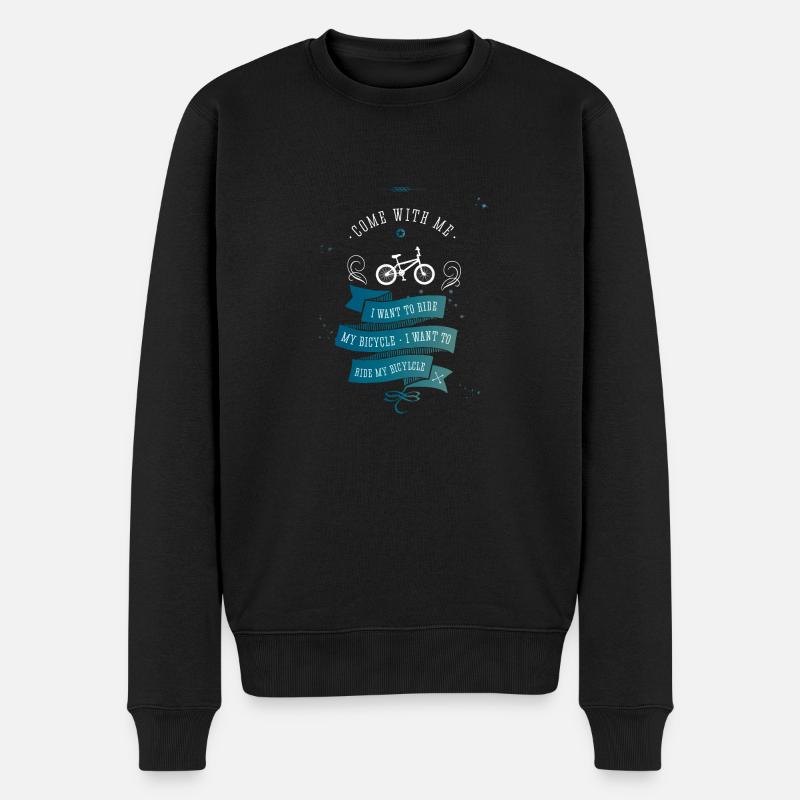 vélo - Pull Premium bio Homme - noir