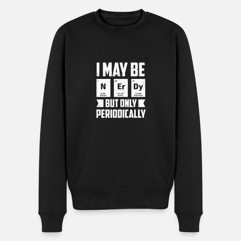 Nerd - Chimie - Enseignant - Pull Premium bio Homme - noir