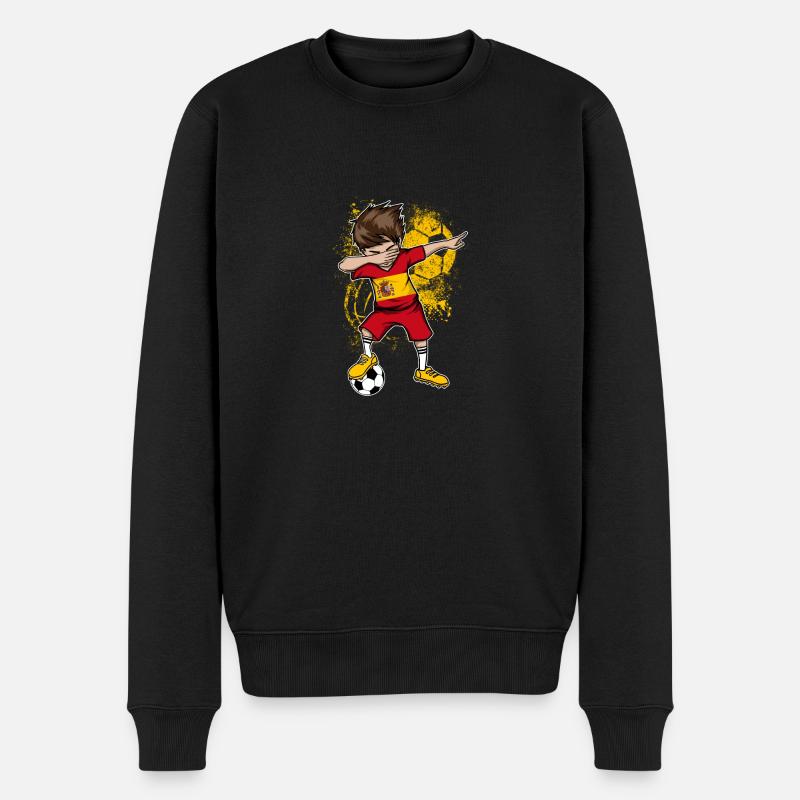 Spanien Nationalmannschaft Dab WM Fußball - Männer Premium Bio Pullover - Schwarz