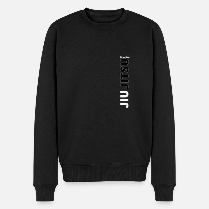 Brazilian Jiu-Jitsu - Männer Premium Bio Pullover - Schwarz