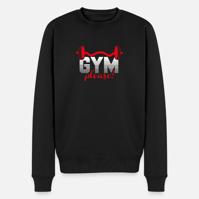 Gym Fitness - Pull Premium bio Homme - noir