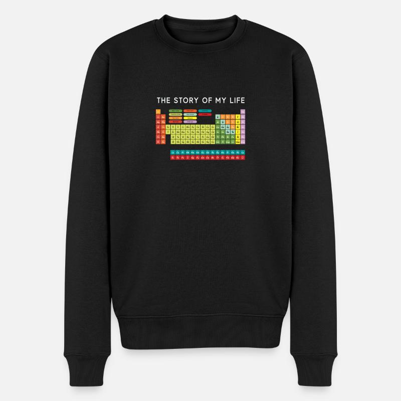 Chemiker Elemente Wissenschaft Cool Spaß Geschenk - Männer Premium Bio Pullover - Schwarz