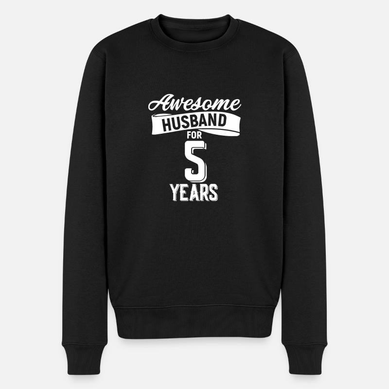 Bester Ehemann - Männer Premium Bio Pullover - Schwarz
