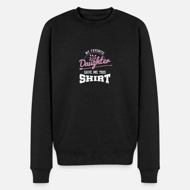 Ma fille préférée - Pull Premium bio Homme - noir