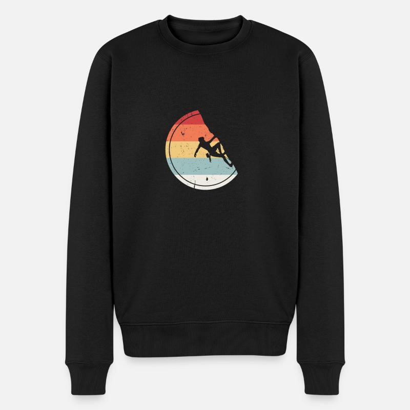Escalade - Cadeau Vintage bloc rétro - Pull Premium bio Homme - noir
