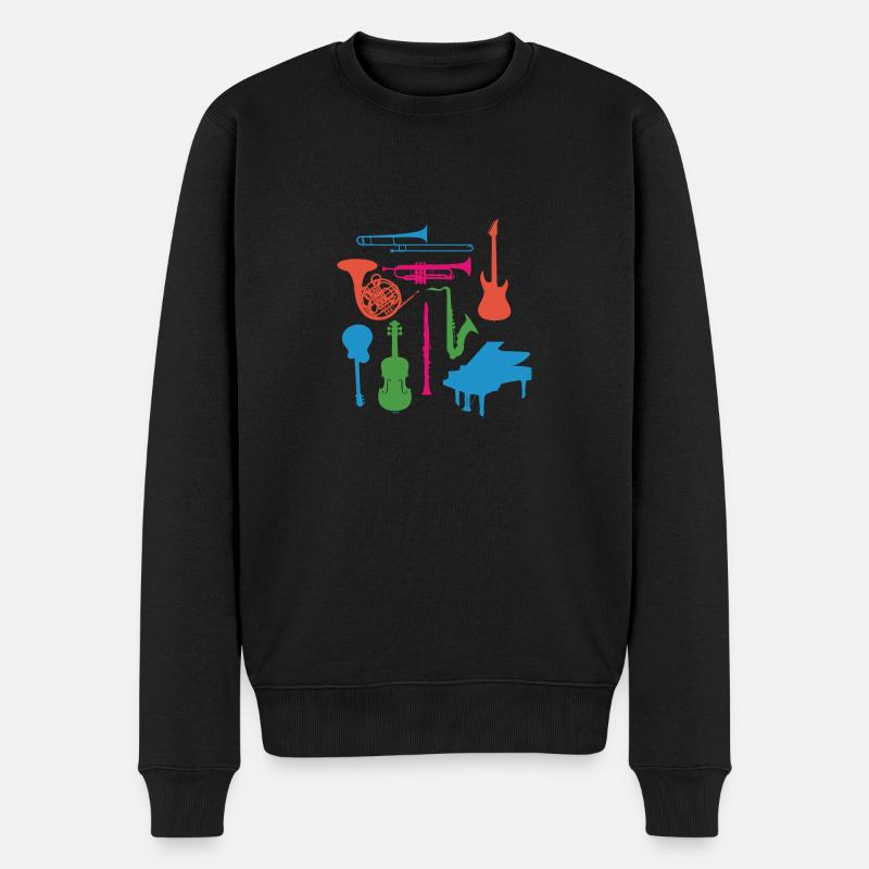 Instruments de musique - Pull Premium bio Homme - noir