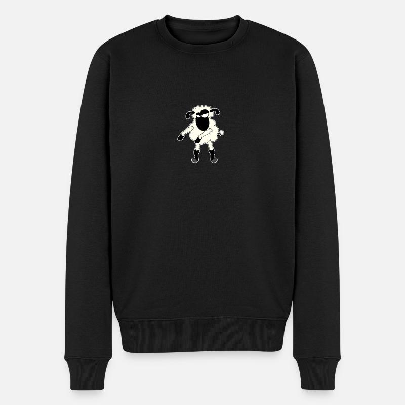 Floss Dance Move Sheep - Men's Premium Organic Jumper - black