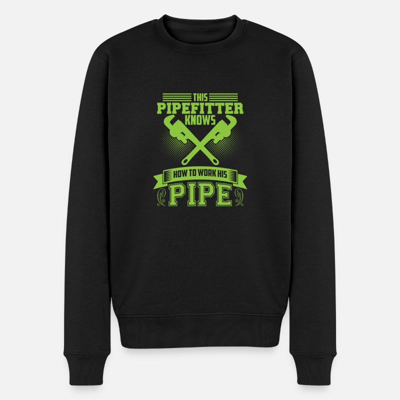 Pipefitters sait! - Pull Premium bio Homme - noir