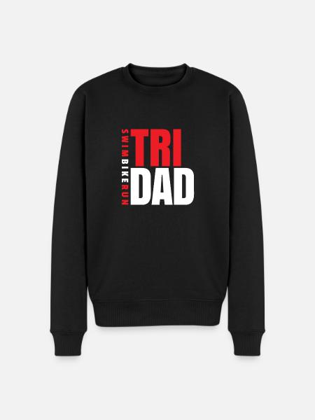 Triathlon - swimming cycling running gift - Men's Premium Organic Jumper - black