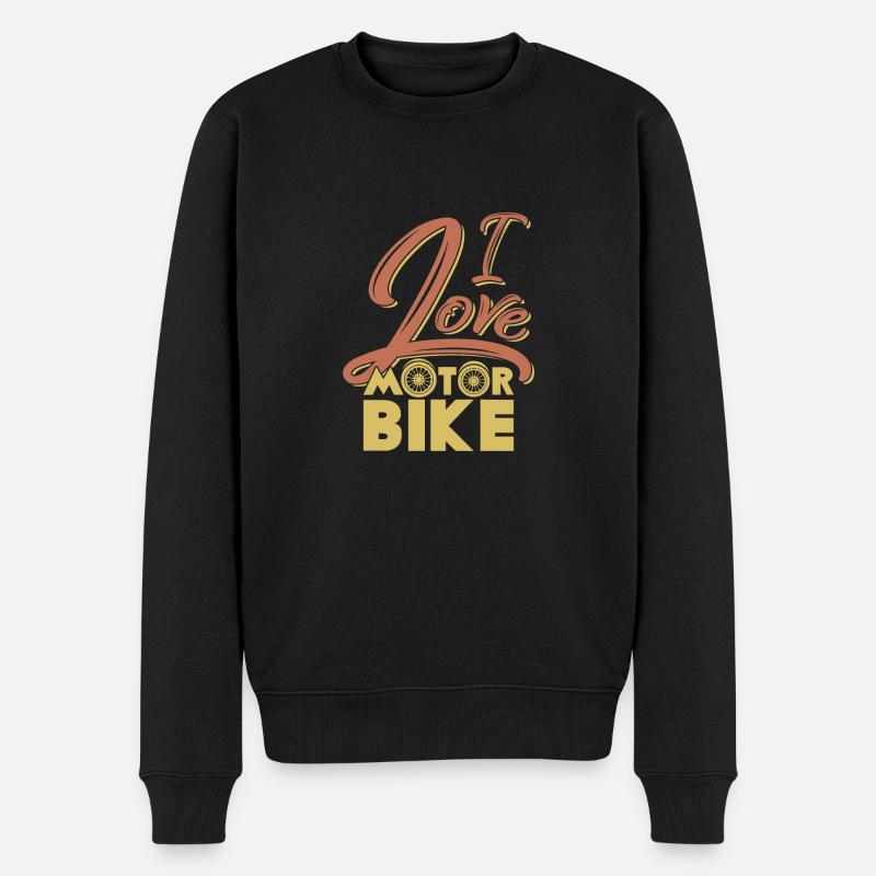 Moto disant Chopper Cruiser sortie - Pull Premium bio Homme - noir