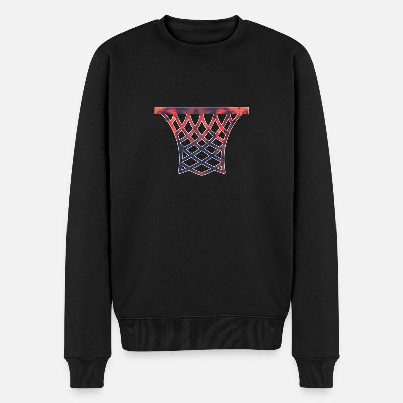 Panier de basket / basketball - Pull Premium bio Homme - noir