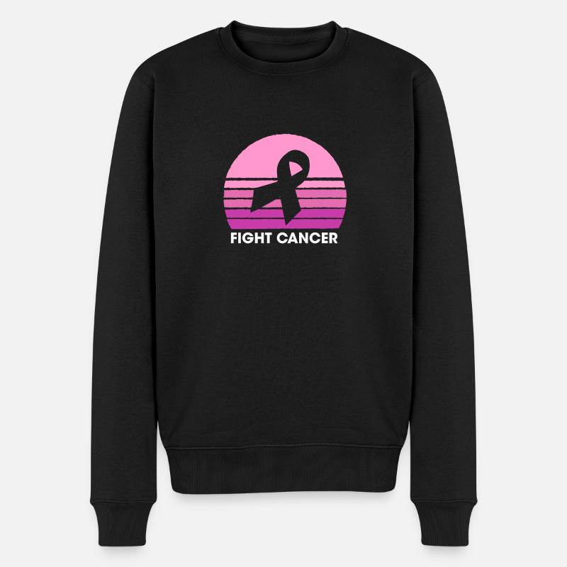 Cancer du sein - Pull Premium bio Homme - noir