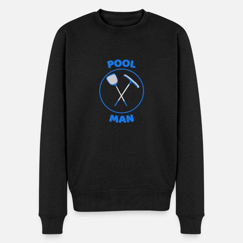 pool man - Pull Premium bio Homme - noir