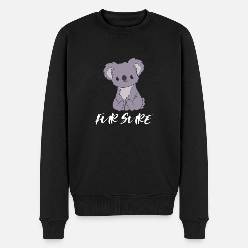 Koala - Koalas - T-shirt Koala - Pour sûr - Pull Premium bio Homme - noir