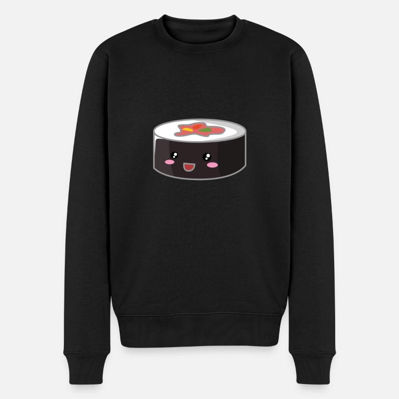 Sushi Roll / Riz / Japon - Pull Premium bio Homme - noir