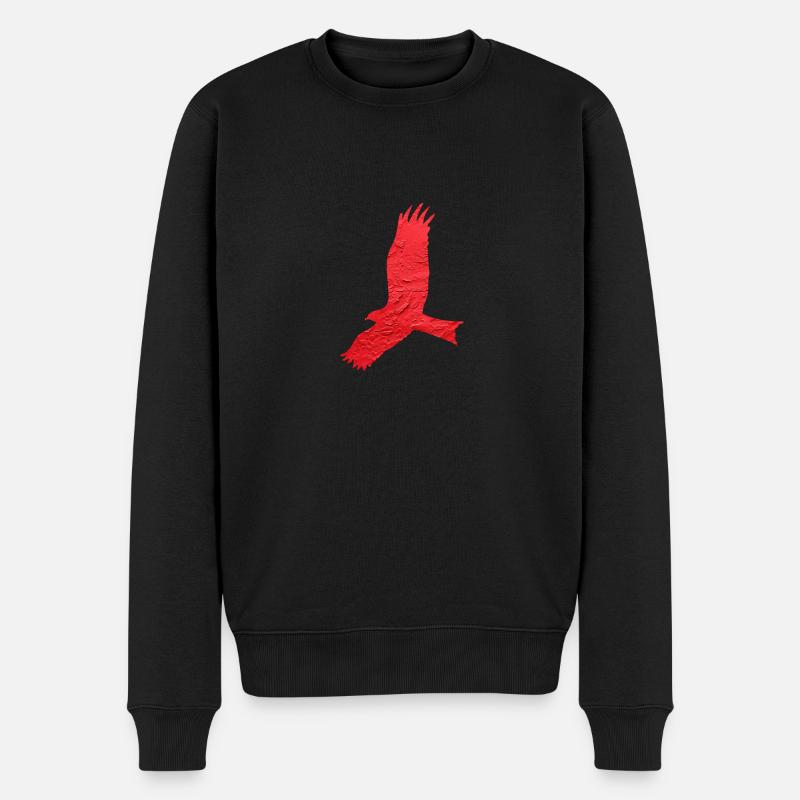 Faucon - Pull Premium bio Homme - noir