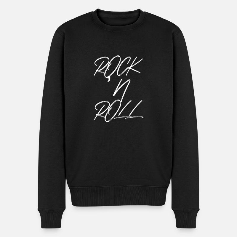ROCK ET ROLL - Pull Premium bio Homme - noir