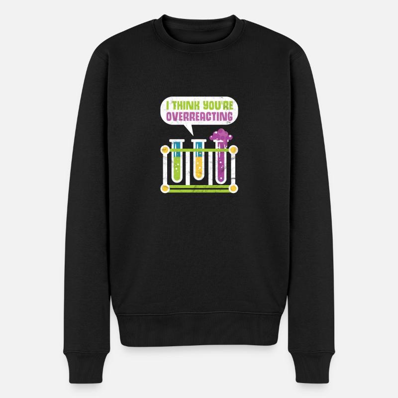 Dites chimie chimiste nerd cadeau université - Pull Premium bio Homme - noir