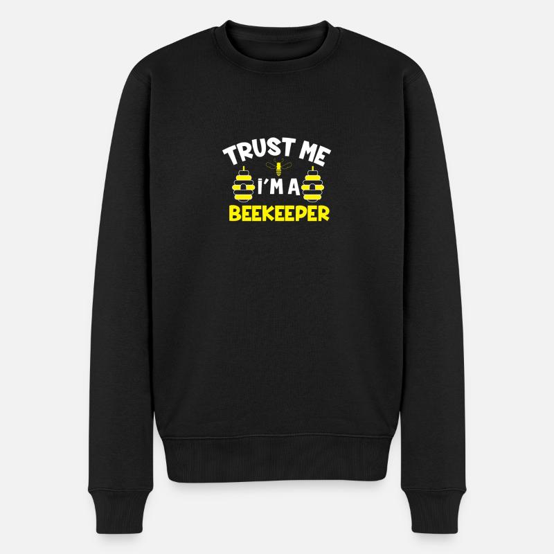 Croyez-moi, je suis apiculteur - Pull Premium bio Homme - noir