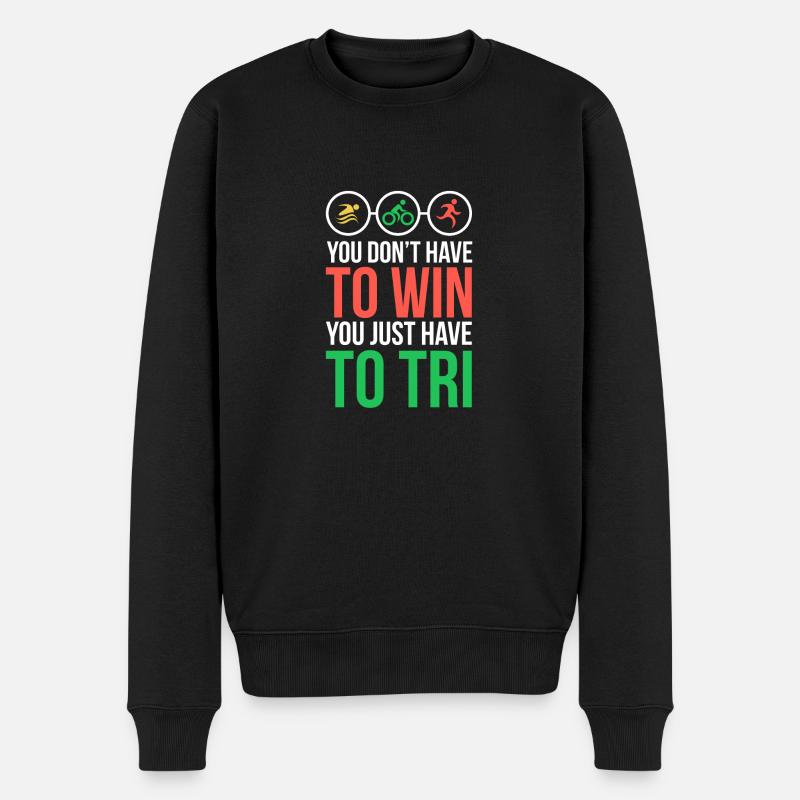 Vous n’avez pas à gagner - Pull Premium bio Homme - noir