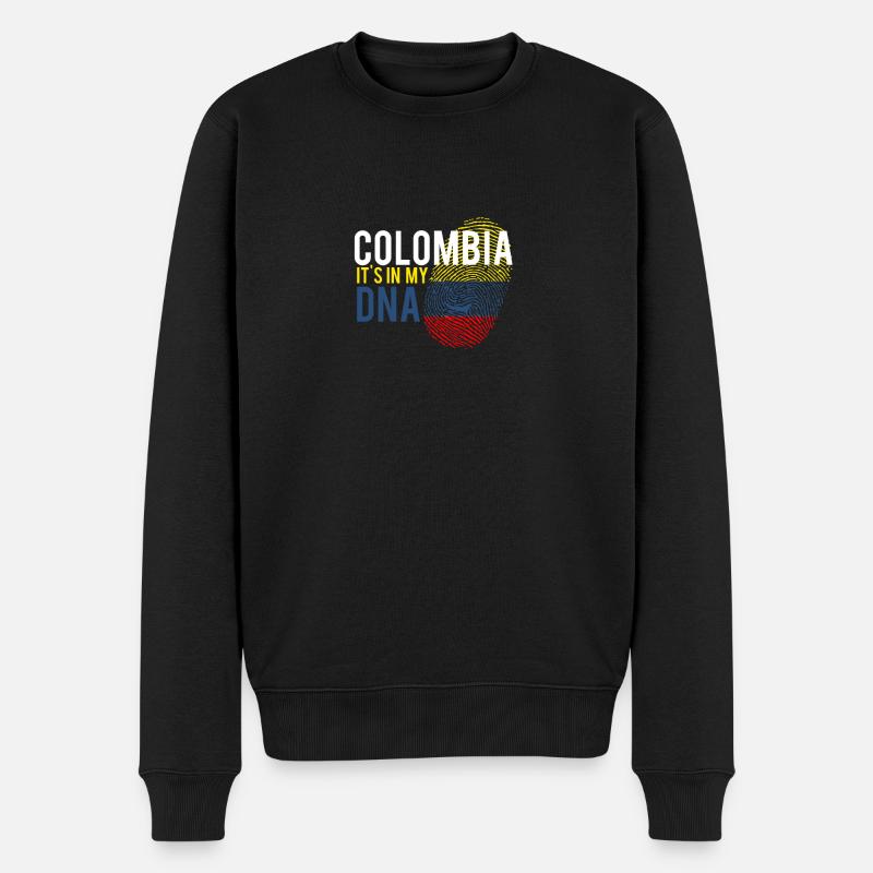Colombie c'est dans mon ADN - Pull Premium bio Homme - noir