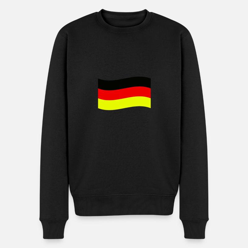 (drapeau allemand) - Pull Premium bio Homme - noir