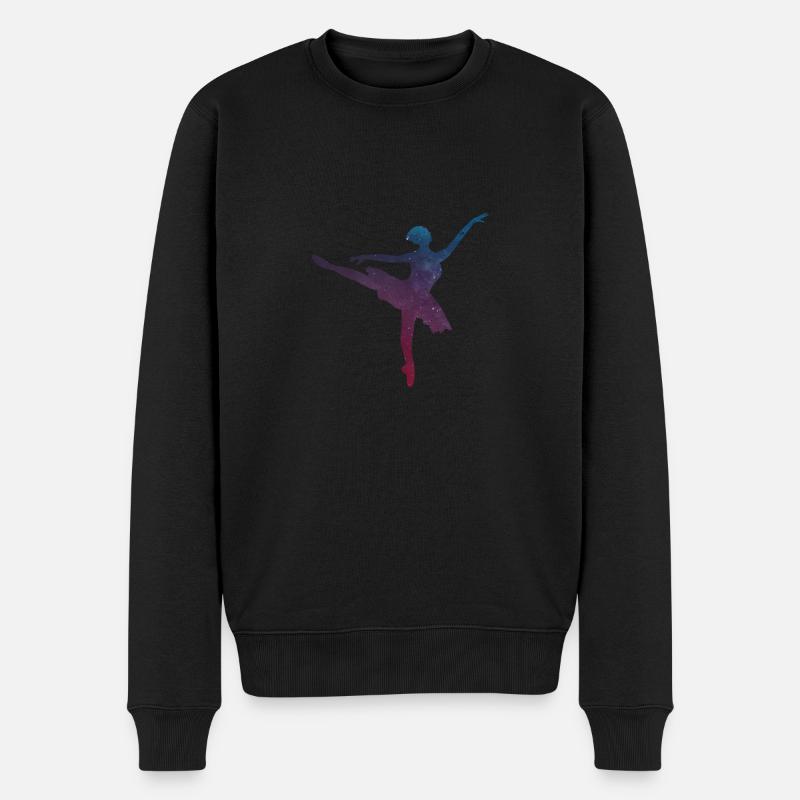 Ballett Tanzen Freundin Ballerina Geschenk - Männer Premium Bio Pullover - Schwarz