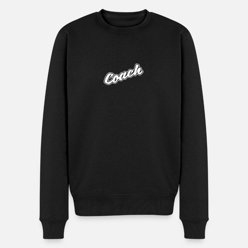 entraîneur - Pull Premium bio Homme - noir