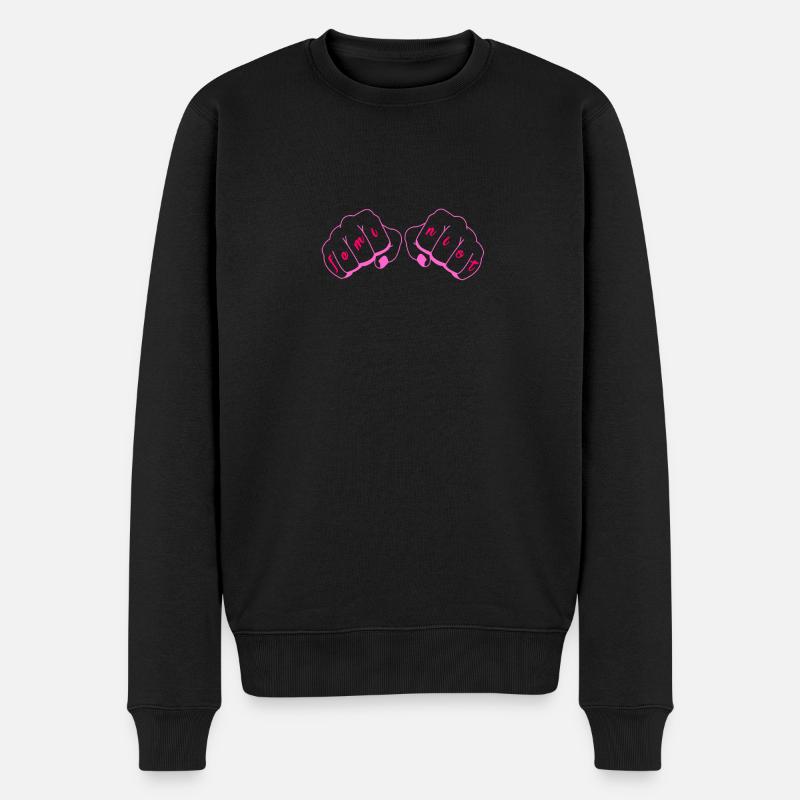 féministe - Pull Premium bio Homme - noir