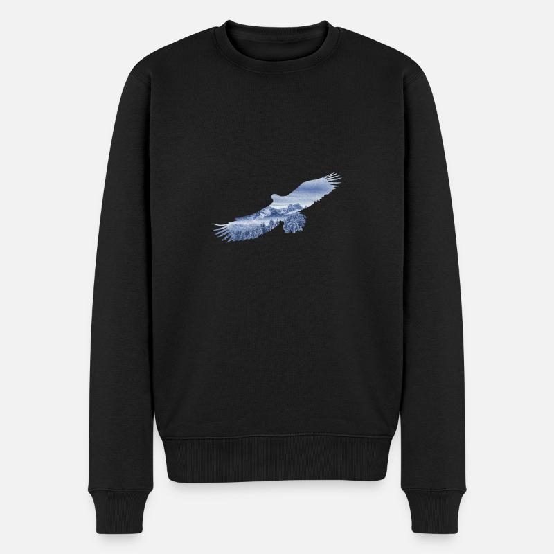 Soar comme à Eagle - Pull Premium bio Homme - noir