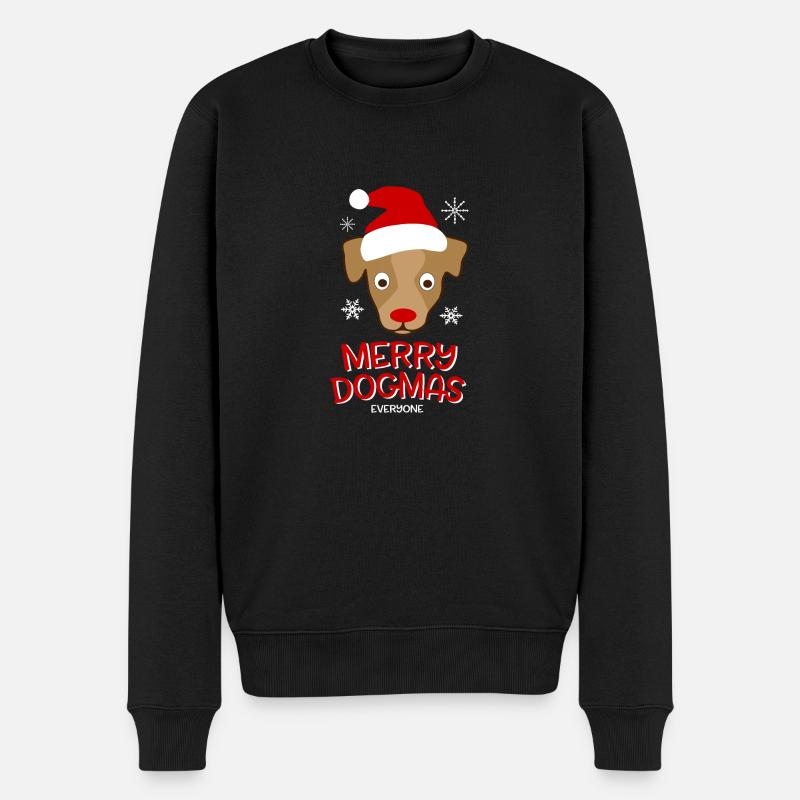 Chien de noel - Pull Premium bio Homme - noir